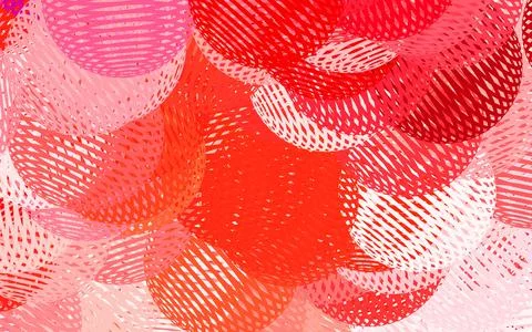 Light Red vector pattern with random forms. Stockillustratie