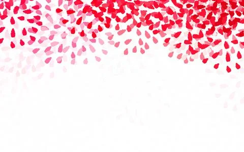 Light Red vector pattern with random forms. Illustrazione stock