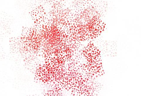 Light Red vector pattern with random forms. Illustrazione stock