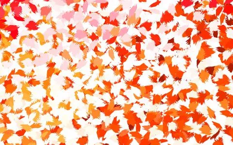 Light Red vector pattern with random forms. Stock Illustration