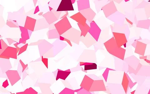 Light Red vector pattern with random forms. Stock Illustration