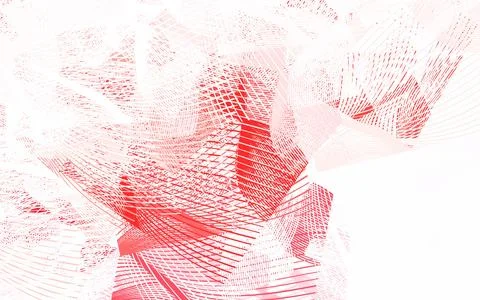 Light Red vector pattern with random forms. Stock Illustration