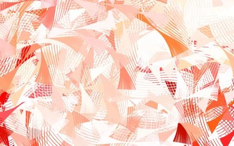 Light Red vector pattern with random forms. Stock Illustration