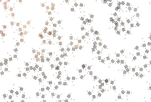 Light Red vector pattern with sharp lines, dots. Stock Illustration