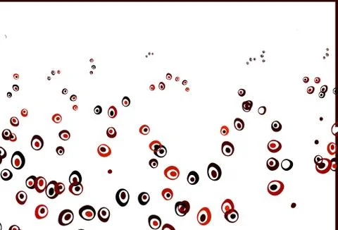 Light Red vector pattern with spheres. イラスト素材
