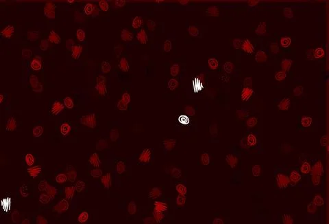 Light Red vector pattern with spheres. 스톡 일러스트