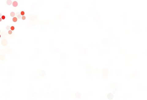 Light Red vector pattern with spheres. イラスト素材