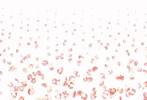 Light Red vector pattern with spheres. Stock Illustration