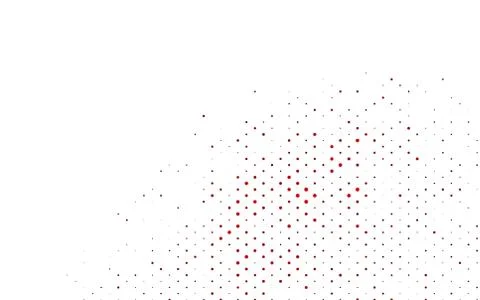 Light Red vector pattern with spheres. Stock Illustration