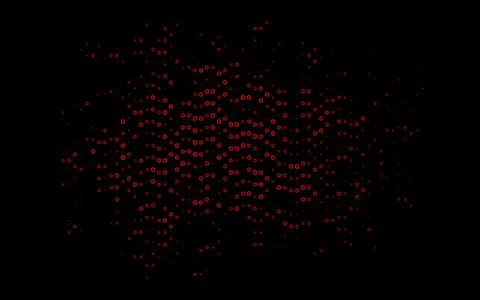 Light Red vector pattern with spheres. Stock Illustration