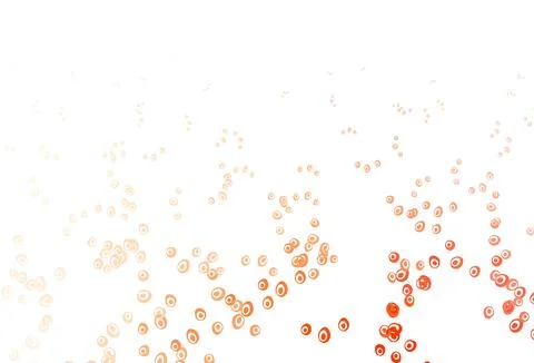 Light Red vector pattern with spheres. Stockillustratie