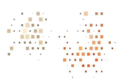 Light Red vector pattern in square style. Stock Illustration