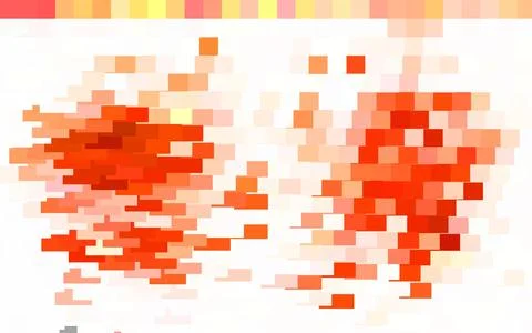 Light Red vector pattern in square style. Illustrazione stock