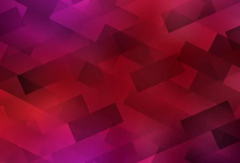 Light Red vector pattern in square style. Illustrazione stock