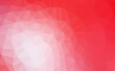 Light Red vector polygon abstract background. Stock Illustration
