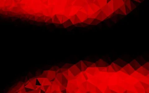 Light Red vector polygon abstract background. Stock Illustration