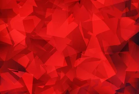 Light Red vector polygonal background. 스톡 일러스트