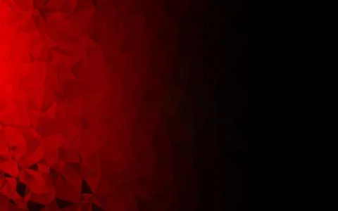 Light Red vector polygonal pattern. Stockillustratie