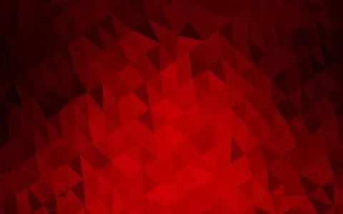Light Red vector polygonal pattern. Stock Illustration