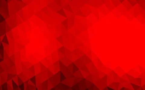 Light Red vector polygonal pattern. Stock Illustration