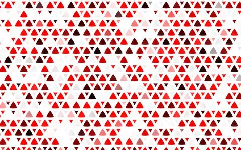 Light Red vector seamless pattern in polygonal style. Illustrazione stock