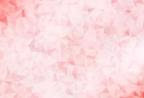 Light Red vector shining triangular background. Illustrazione stock