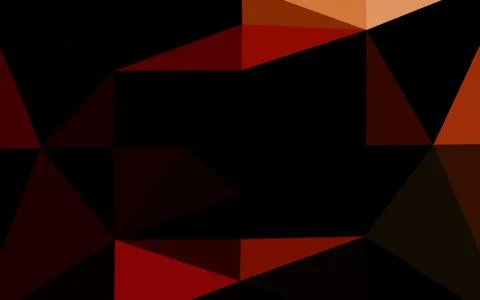 Light Red vector shining triangular template. 스톡 일러스트