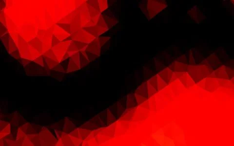 Light Red vector shining triangular background. Illustrazione stock