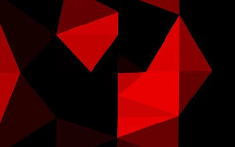 Light Red vector shining triangular pattern. Stock Illustration