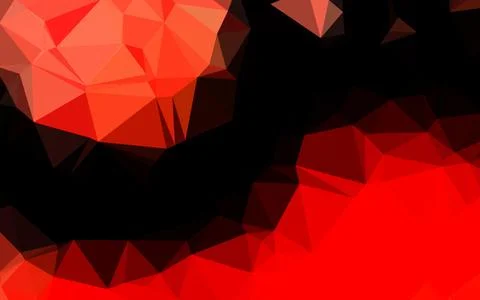 Light Red vector shining triangular template. Ilustração Stock