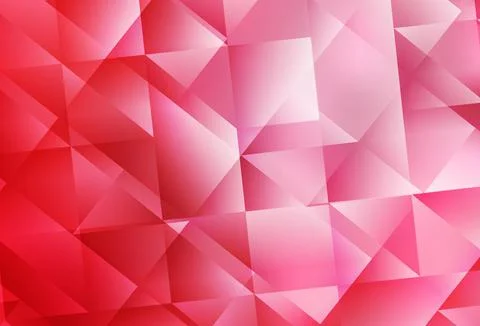 Light Red vector shining triangular background. Stock Illustration