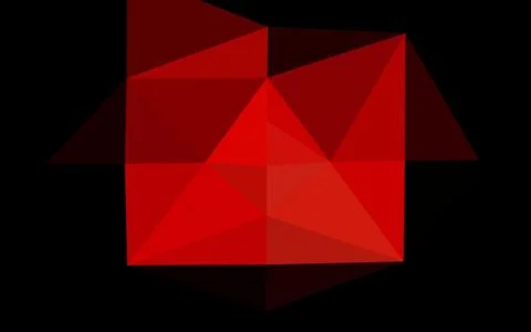 Light Red vector shining triangular background. 스톡 일러스트
