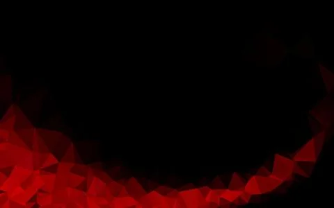 Light Red vector shining triangular pattern. Stock Illustration