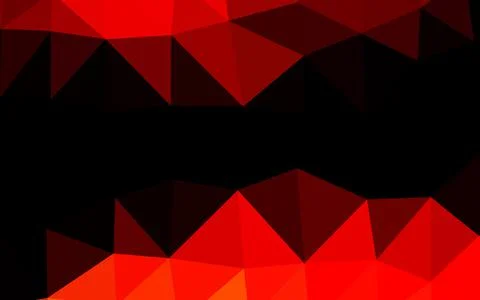 Light Red vector shining triangular pattern. イラスト素材