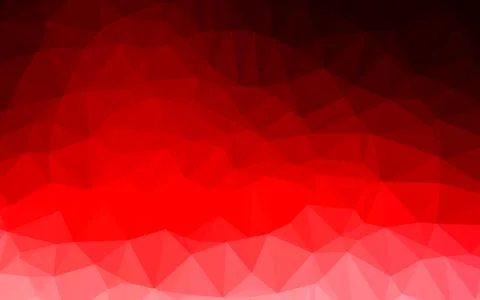 Light Red vector shining triangular pattern. Illustrazione stock