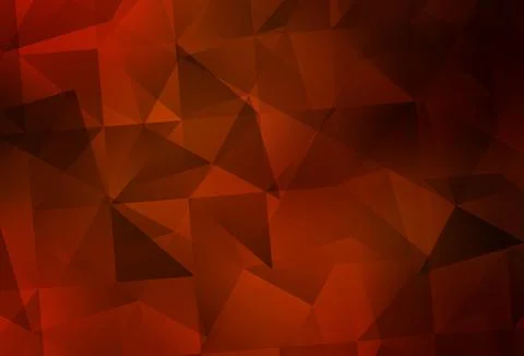 Light Red vector shining triangular background. Illustrazione stock