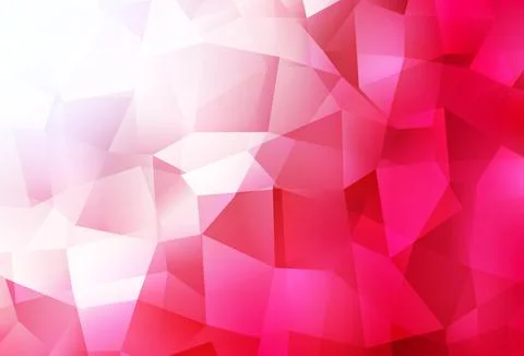 Light Red vector shining triangular layout. Stock Illustration