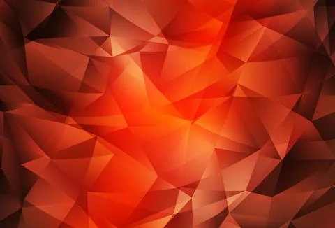 Light Red vector shining triangular background. Illustrazione stock