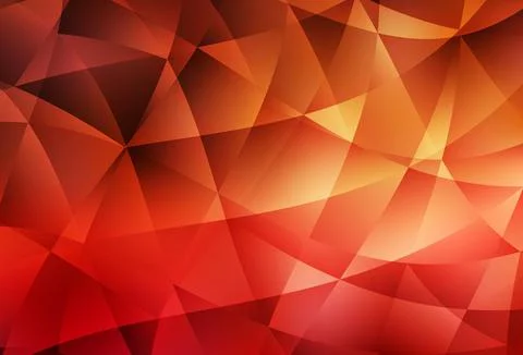 Light Red vector shining triangular background. Illustrazione stock