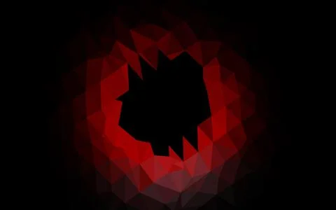 Light Red vector shining triangular background. Illustrazione stock