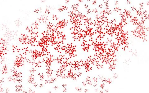 Light Red vector template with artificial intelligence structure. 库存插图
