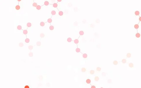 Light Red vector template with artificial intelligence structure. 库存插图