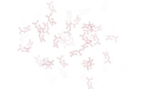Light Red vector template with artificial intelligence structure. 스톡 일러스트