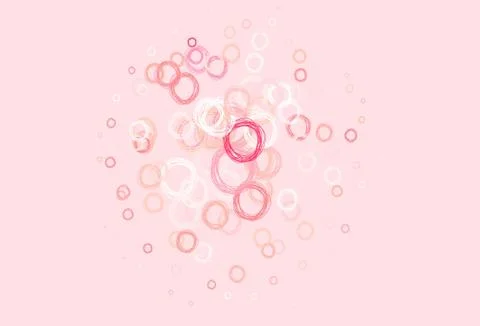 Light Red vector template with circles. Ilustración de archivo
