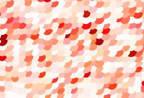Light Red vector template with circles. Stock Illustration
