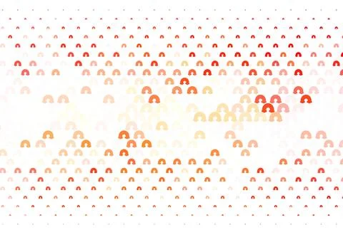 Light Red vector template with rainbow signs. Illustrazione stock
