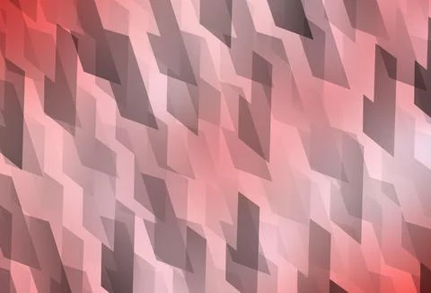 Light Red vector template with rhombus. Stock Illustration
