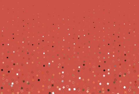 Light Red vector template with square style. Stock Illustration