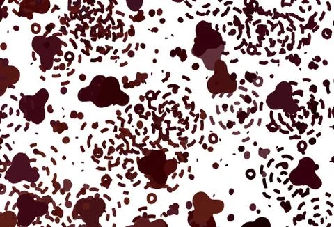 Light Red vector texture with abstract forms. 스톡 일러스트