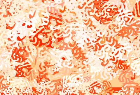 Light Red vector texture with abstract forms. Stock Illustration